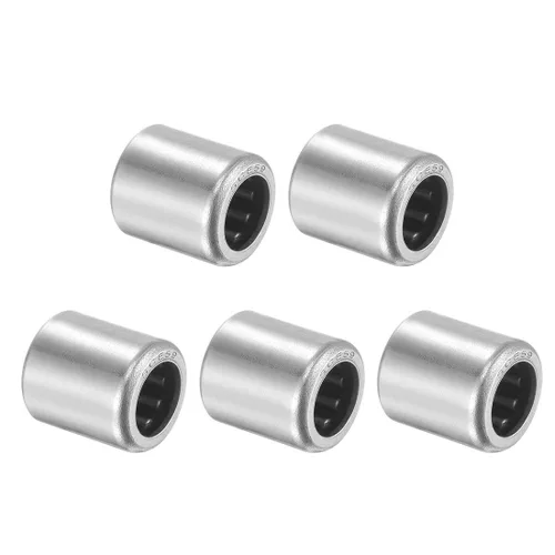 Miniatura 21 de uxcell SCE68 Rodamientos de agujas 3/8-pulgadas de diámetro 9/16-pulgadas de diámetro exterior 1/2-pulgada de ancho Acero cromado Extremo abierto 5