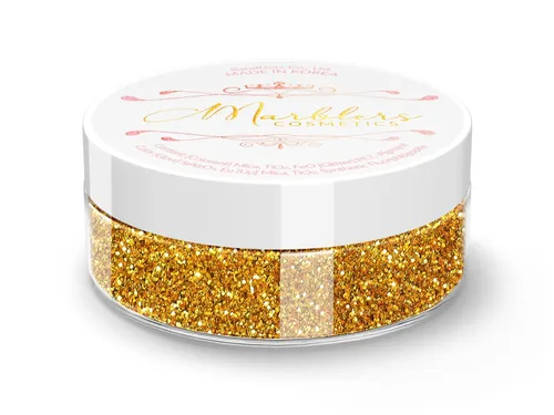 Miniatura 36 de MARBLERS Brillantina de forma gruesa de grado cosmético [estrella] 0.11 onzas (0.11 oz) Escamas No tóxica Vegana Libre de crueldad animal
