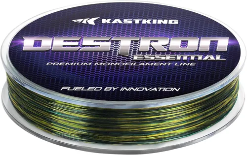KastKing Destron Essential - Línea de pesca de monofilamento, revestimiento avanzado de polímero para alta resistencia a la abrasión, súper suave,