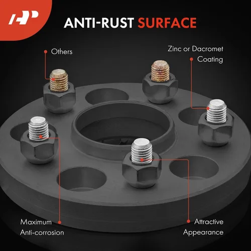 Miniatura 5 de A-Premium M12-1.25 - Juego de 10 pernos de rueda compatibles con Nissan Altima Rogue Frontier Cube Juke LEAF Maxima Pathfinder Armada Quest Sentra