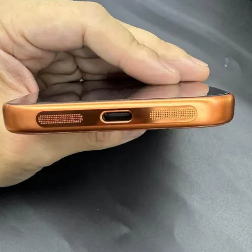 Miniatura 6 de para iPhone 17 Pro Max Auricular Parlante Malla Anti Polvo Adhesiva Cubierta - 5 PIEZAS / Naranja Cósmico Naranja (Cosmic Orange)