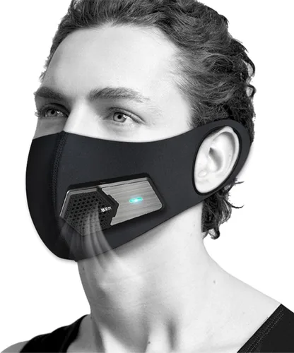 Mini purificador de aire eléctrico recargable portátil, pequeño purificador de aire portátil personal con filtro para deportes, correr, ciclismo,