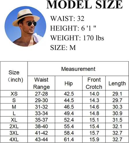 Miniatura 6 de COOFANDY Pantalones capri harén de lino para hombre, ligeros, sueltos, 34, con cordón elástico, cintura elástica, pantalones casuales para yoga