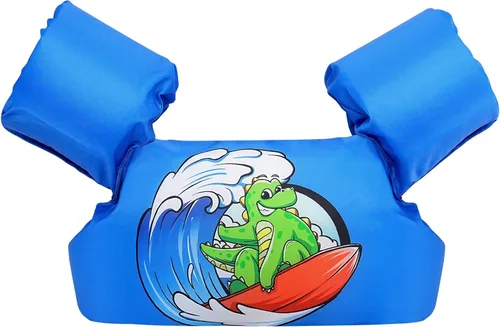 Miniatura 13 de Chaleco de natación para niños pequeños, flotadores de piscina para niños de 20-30-50+ libras, puente de natación para charco/playa, niños y niñas