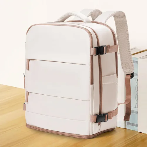 Miniatura 2 de coowoz Mochila grande de viaje para mujeres y hombres, mochila de transporte, mochila para senderismo impermeable para deportes al aire libre