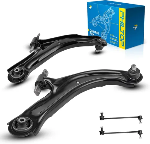 Miniatura 170 de PHILTOP Kit de suspensión delantera de 10 piezas, brazos de control inferiores con juntas de bola, eslabones de extremo de barra estabilizadora