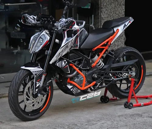 Miniatura 2 de Nuevo Kit gráfico para ktm 390 250 125 duke Graphic Decal Kit (FP-W) (125, Mate)