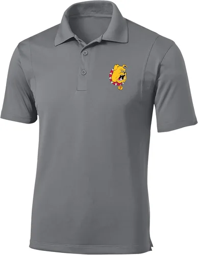 Miniatura 30 de Polo atlético de micro piqué NCAA para hombre Prime con cuello propio