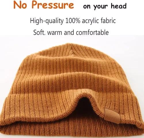 Miniatura 5 de LMLALML Gorro para niños pequeños, elegante gorro de invierno de punto para niños pequeños