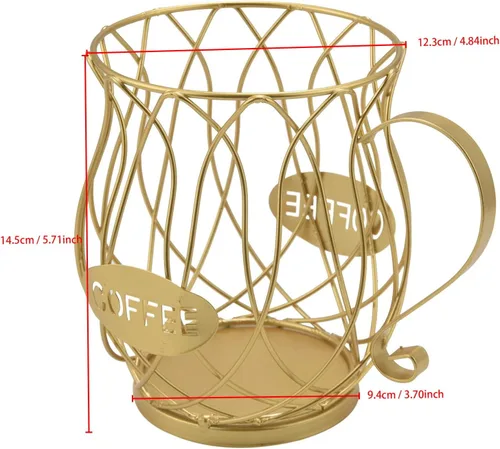 Miniatura 7 de Cesta de almacenamiento de cápsulas de café,Soporte de encimera