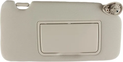 Miniatura 9 de PEVEST Visera Solar con Espejo, Sin Luces - Lado Izquierdo del Conductor Interior Gris Platino para Honda HR-V EX-L/EX/LX/Sport 2016-2022