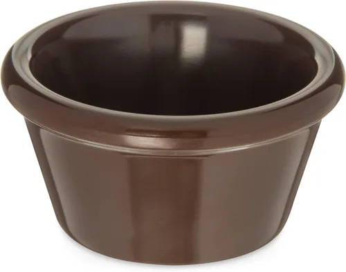 Miniatura 10 de Carlisle FoodService Products Ramekin Suave Melamina 2 Oz - Negro