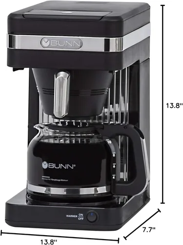 Miniatura 8 de BUNN CSB2B Speed Brew Elite - Cafetera de 10 tazas, negro/SST y jarra de 10 tazas sin goteo