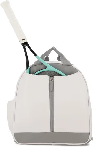 Miniatura 11 de AYRES Mochila de tenis – Amplia bolsa de tenis, pádel y pickleball para mujer Compartimento para raqueta de acceso rápido (para 2) Bolsa