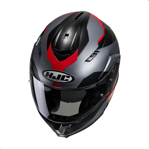 Miniatura 2 de Casco modular para motocicleta HJC C91 Karan con visor HJ-17 Pinlock, aprobado por DOT (MC1SF, X-Small)