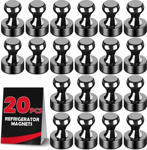 Miniatura 24 de LOVIMAG Imanes para nevera, 16 unidades, pizarra blanca para refrigerador, pequeño imán fuerte, accesorios de cocina, juego de casillero decorativo