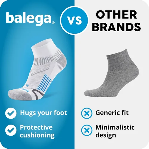 Miniatura 7 de Balega Enduro V-Tech - Calcetines Quarter para hombre y mujer (1 par) (Modelo 2016)