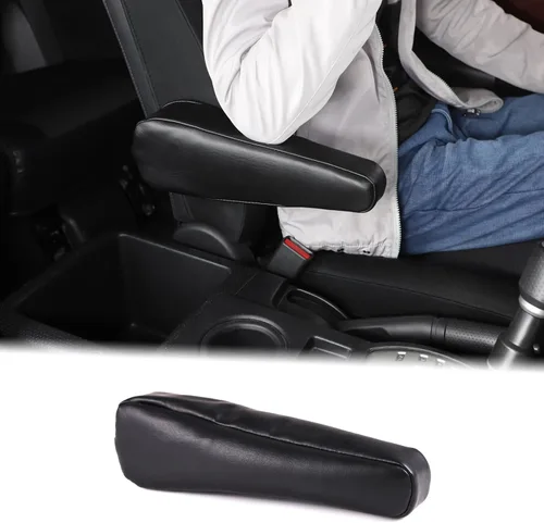 Miniatura 10 de Aunginsy Fundas para reposabrazos de asiento para Toyot@ FJ Cruiser 2007-2021, par de fundas de cojín para reposabrazos lateral izquierdo y derecho