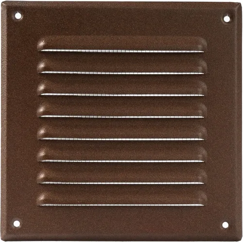 Miniatura 55 de Vent Systems - Cubierta de rejilla de ventilación de aire de alero rectangular de metal negro de 3 x 10 pulgadas (interior), deflector