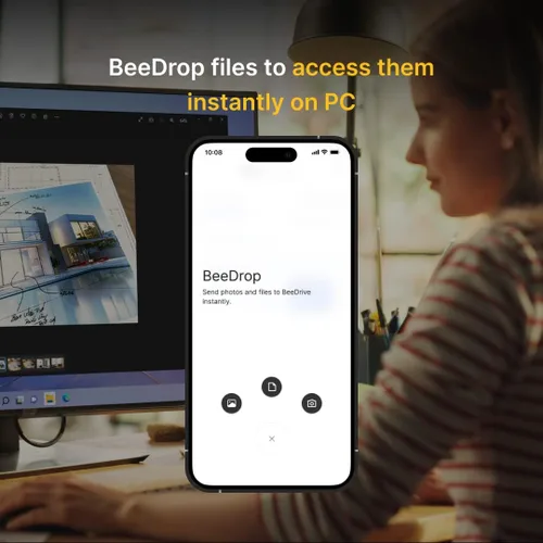Miniatura 5 de Synology BeeDrive 2TB │ Copia de seguridad simultánea de archivos de Windows y fotos de iOS/Android │ Transfiere archivos de teléfono inteligente a