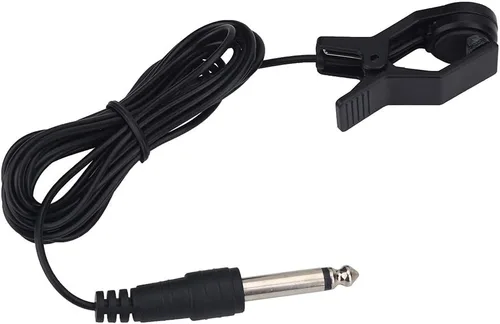 Miniatura 8 de Pastilla con clip, micrófono portátil de recogida vocal, transductor de audio para sintonizador de instrumentos musicales