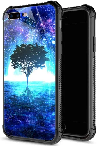 Miniatura 15 de ZHEGAILIAN Funda para iPhone 7/8 Plus, protección de grado militar, esquinas a prueba de golpes, funda antiarañazos para iPhone 7/8 Plus, girasol