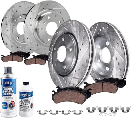 Miniatura 35 de Detroit Axle – Pastillas de freno traseras para Mazda 6 2016-2021, pastillas de freno de cerámica con accesorios 2017 2018 2019 2020 de repuesto