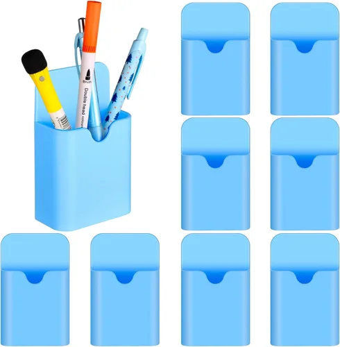 Miniatura 9 de Jetec 24 Pcs Magnetic Pen Marker Holders Dry Erase Magnetic Pen Pencil Holder Organizer Home Office Supplies for Refrigerator Whiteboard Locker