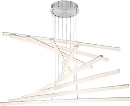 Miniatura 5 de WAC Lighting dweLED, pila 3 luces LED colgante lineal 3000K en negro