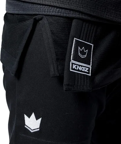 Miniatura 5 de KINGZ Brazilian Jiu Jitsu Gi Kimono BJJ ligero y duradero para hombre, IBJJF Legal 400gsm Pearl Weave Pro Training El único