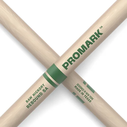 Miniatura 5 de ProMark Rebound - Baquetas de nogal crudo 5A, punta de madera de bellota, sin terminar, 1 par Punta de madera cruda