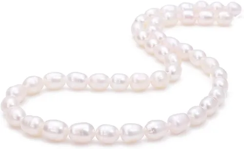 Miniatura 12 de Beadia - Cuentas de perlas naturales en forma de arroz, moradas, perlas cultivadas en agua dulce, piedras preciosas sueltas, de 6-7 mm, para hacer