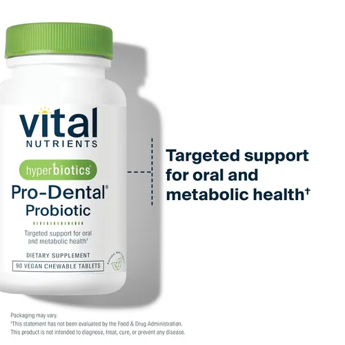 Miniatura 4 de Probióticos PRO-Dental para salud oral y dental, combate el mal aliento en su origen, las mejores cepas probióticas incluyendo s. salivarius BLIS