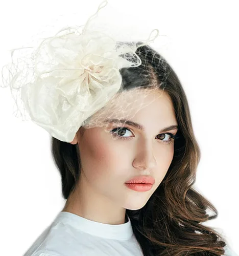 Miniatura 2 de Tocado para mujeres y niñas, Kentucky Derby Flowers Hair Clip Diadema para fiesta de té, cóctel, boda