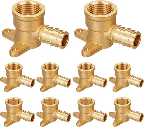 Miniatura 17 de 1 "X 1" Codo de 90 grados Pex A Accesorios de expansión Accesorios de latón Herramienta de crimpado Pex para conexión de tubería de tubería, ASTM