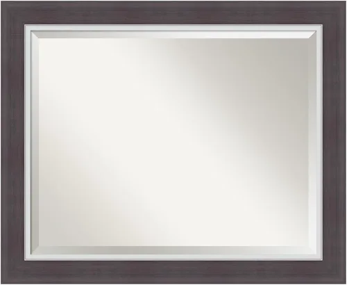 Miniatura 81 de Amanti Art - Espejo con marco para el tocador o para montar en la pared del baño, medidas en pulgadas Grano de café marrón