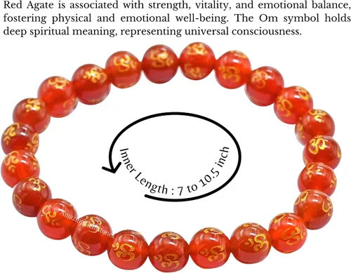 Miniatura 465 de Amazing Gemstone Crystal Bracelet for Women Men's Gifts - Protection Healing Crystal Bracelet - 8mm Gemstone Beaded Stretchable Bracelet Pulseras