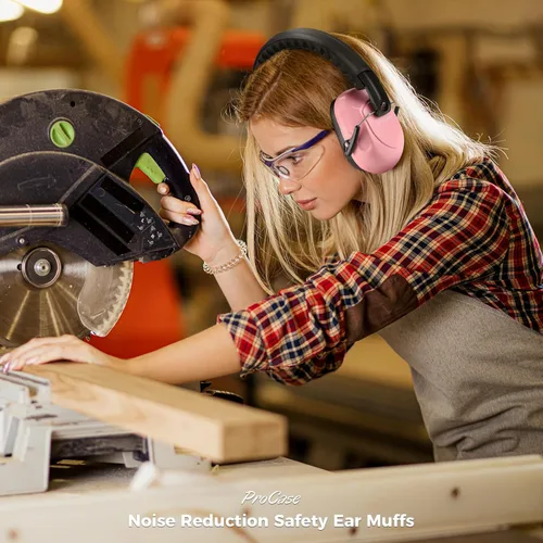 Miniatura 46 de ProCase NRR 28dB Noise Reduction Ear Muffs, Foldable Adjustable Noise Cancelling Headphones