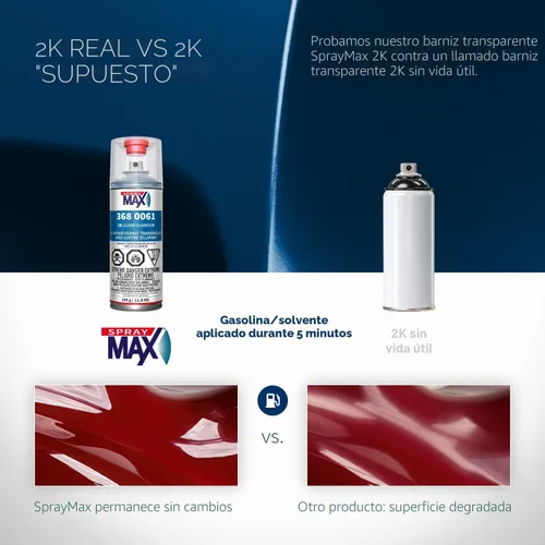 Miniatura 6 de USC Spraymax 2K Aerosol Transparente Glamour De Alto Brillo