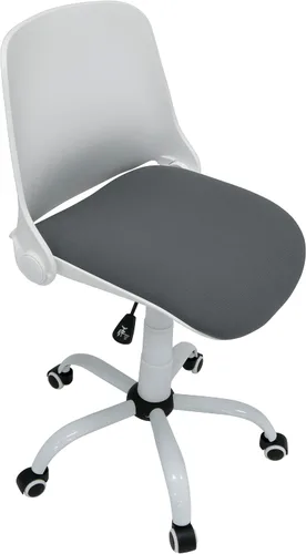 Miniatura 5 de Studio Designs - Silla giratoria plegable contorneada, silla de escritorio ergonómica con altura ajustable, respaldo plegable para almacenamiento