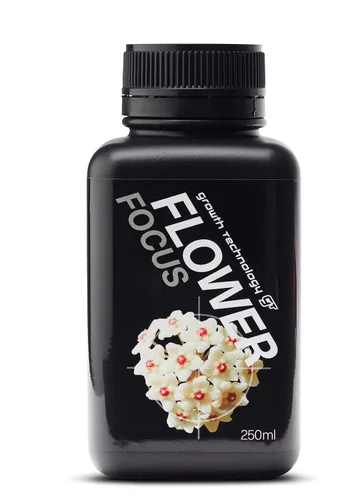Growth Technology GT Flower Focus alimento líquido para plantas en maceta y jardines al aire libre – Apoya la floración, follaje saludable, plantas