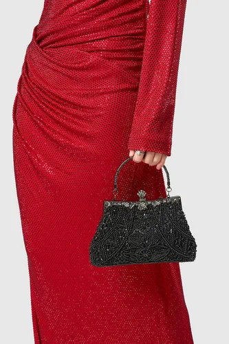 Miniatura 6 de BABEYOND Bolsos de mano de noche para mujer, accesorios vintage para bolso de noche para mujer, Gatsby de los años 20 con cuentas de lentejuelas