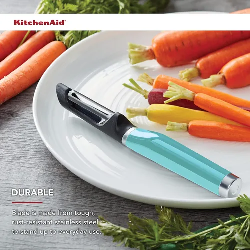 Miniatura 3 de KitchenAid pelador clásico suave Euro aguamarina (Aqua Sky)