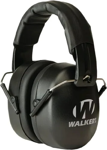 WALKER'S EXT para polígono de tiro abatible con protección auditiva plegable - Compacto 30dB NRR para bloquear el ruido en la caza y en el polígono