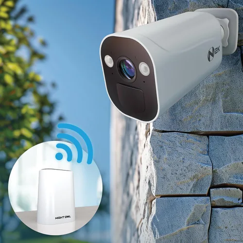 Miniatura 5 de Night Owl Concentrador de seguridad para el hogar de video Wi-Fi de 8 canales con (3) cámaras de foco Wi-Fi 2K HD alimentadas por batería