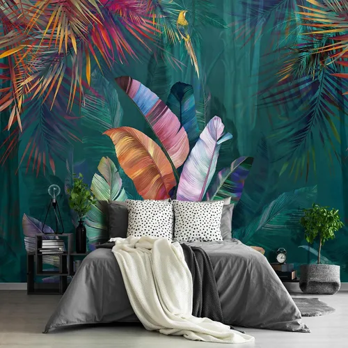 Miniatura 53 de Papel tapiz mural gris de Nueva York del Puente de Brooklyn, papel tapiz mural de paisaje urbano grande para sala de estar y dormitorio - 108"x75