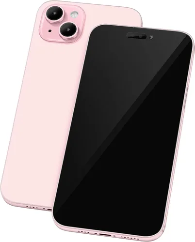 [Modelo de pantalla metálica ficticia compatible con Apple iPhone 15 Pro Max / 15 Plus marco de metal mejorado que no funciona (para pantalla negra