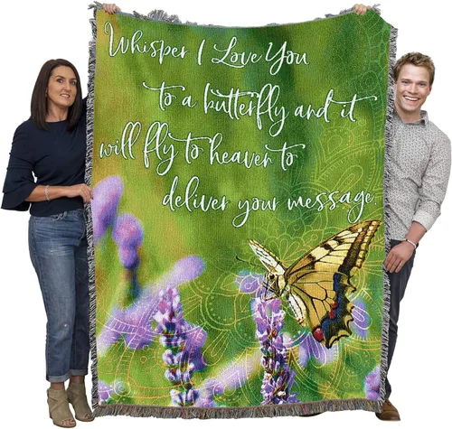 Miniatura 27 de Pure Country Weavers Manta con texto en inglés «Wherever A Beautiful Soul Has Been, There is A Trail of Beautiful Memories», tapiz de regalo