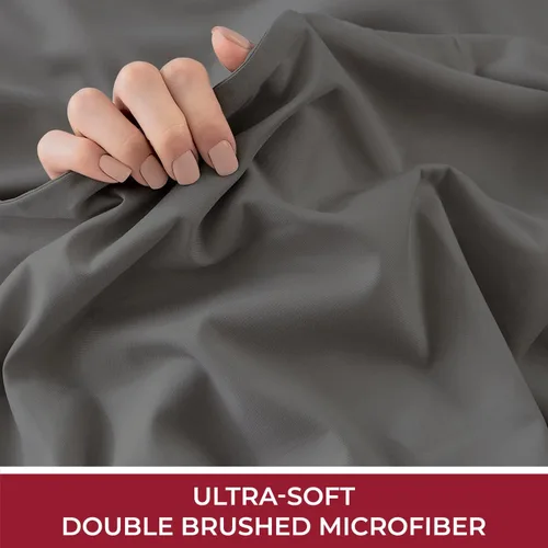 Miniatura 7 de Mellanni Sábana bajera ajustable de bolsillo extra profundo Twin XL – Sábanas de cama de la Colección Icónica con bolsillo profundo de hasta 21 1394