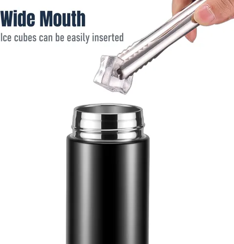 Miniatura 3 de Botellas de agua de acero inoxidable de 17 onzas, botella de agua delgada, botella de agua térmica, botella de agua aislada que mantiene el calor